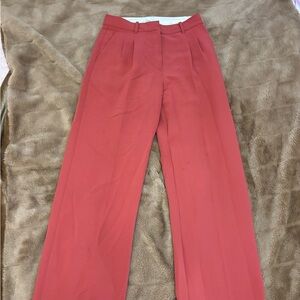 Wilfred Terracotta Wide Leg Pants